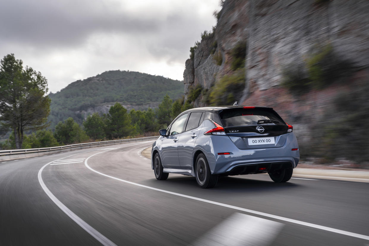 The Nissan Leaf’s ProPilot driver assistance technology is particularly good. (Nissan)