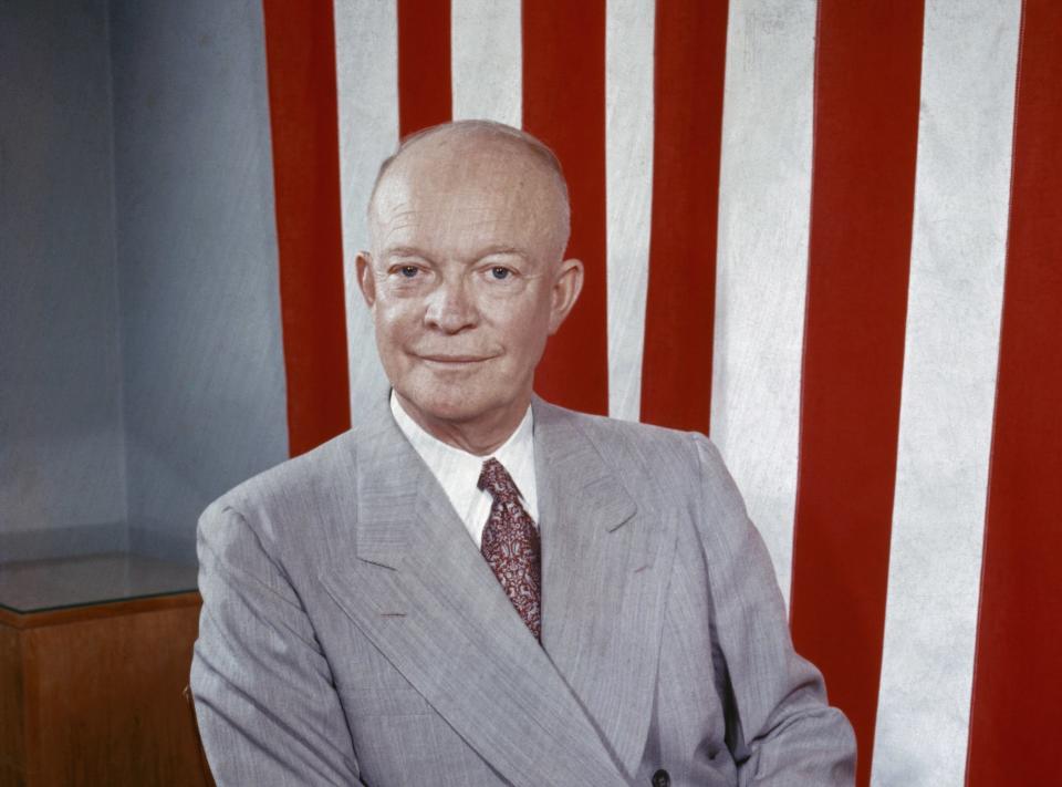 Eisenhower smiling
