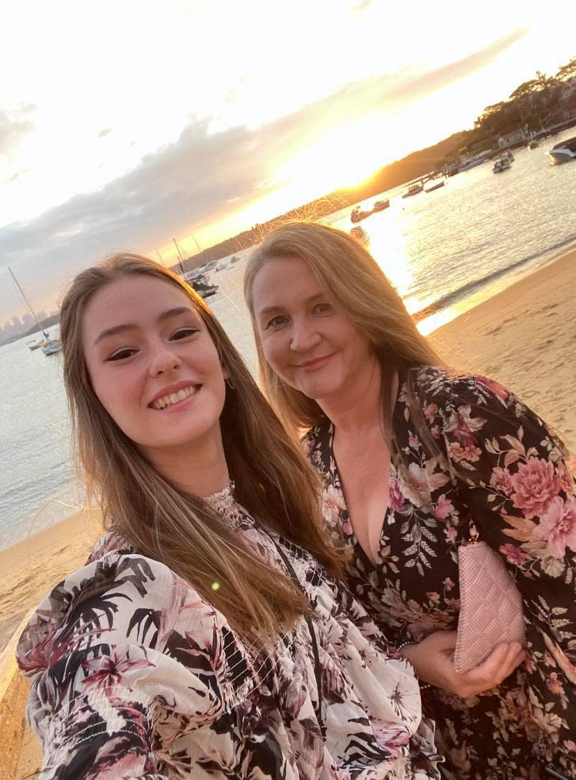 Zara Bailey, 19, seen with her mum Julia, 49. Source: Jam Press/Australscope