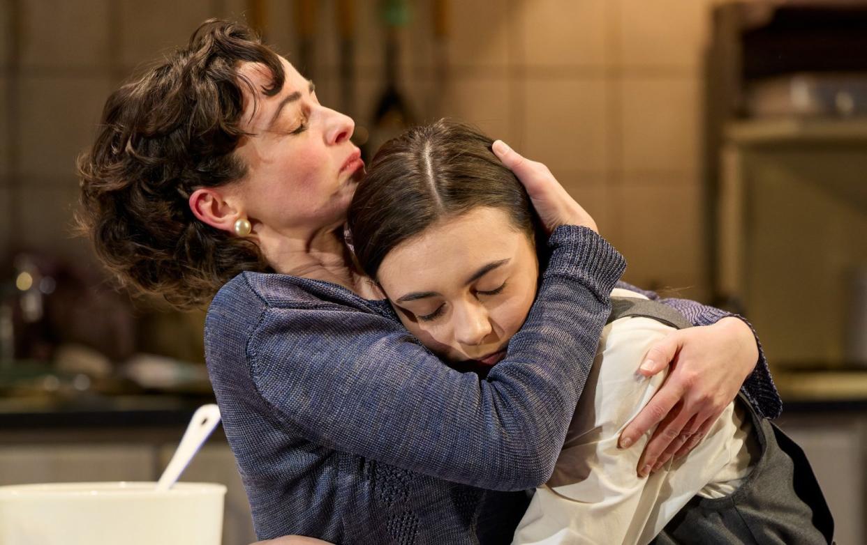 Serving the script with aplomb: Laura Donnelly and Lara McDonnell