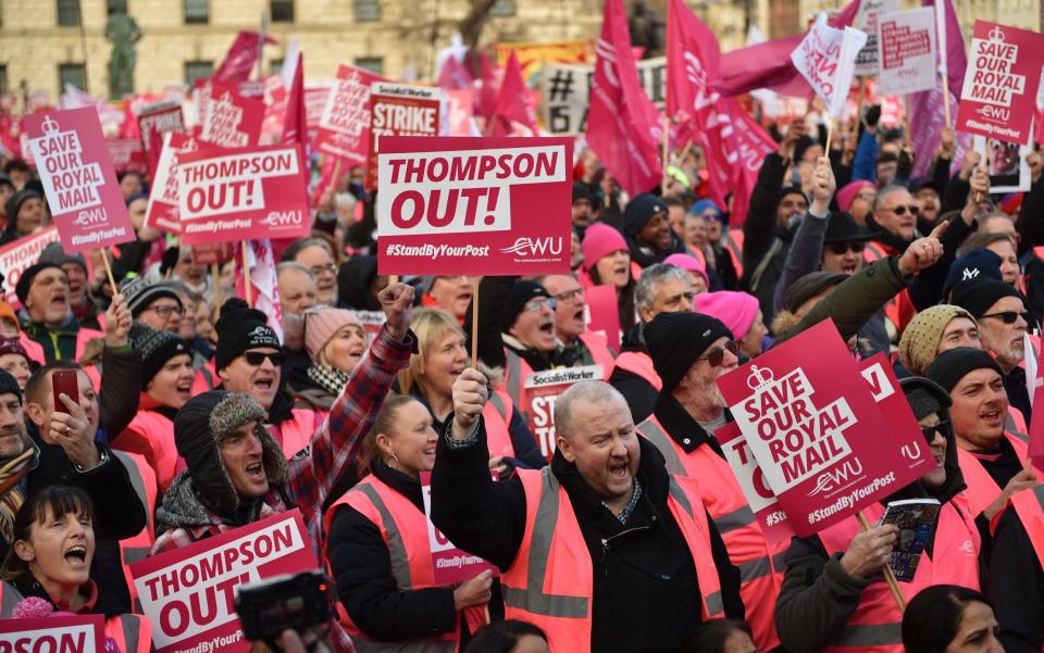 Royal Mail workers went on strike over pay last year, costing the company £1m a day