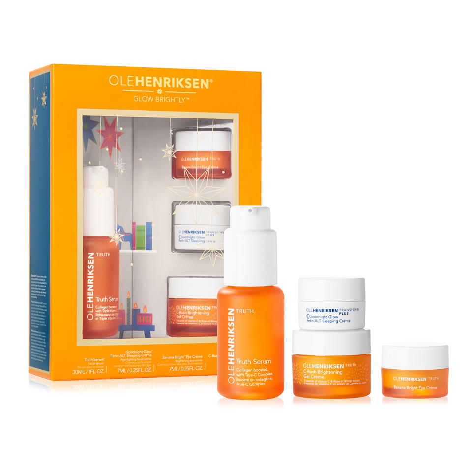 <p>For those in search of radiant skin, you’ll find everything you need in the $69 <a rel="nofollow noopener" href="https://www.sephora.com.au/products/ole-henriksen-glow-brightly-radiance-boosting-super-set-limited-edition/v/default" target="_blank" data-ylk="slk:Ole Henriksen Glow Brightly Radiance-Boosting Super Set;elm:context_link;itc:0;sec:content-canvas" class="link ">Ole Henriksen Glow Brightly Radiance-Boosting Super Set </a> </p>