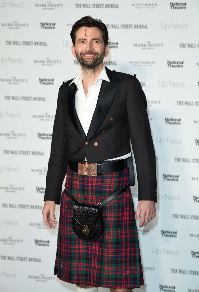 David Tennant attends a gala at The National Theatre in 2019 in London, England. <span class="copyright">Karwai Tang—Getty Images</span>