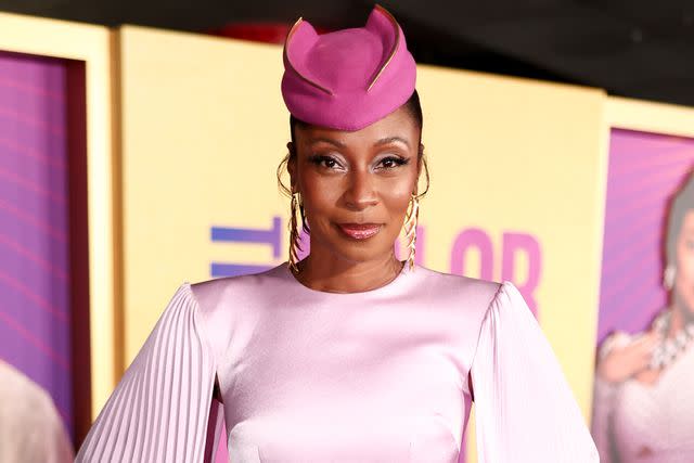 <p>Christopher Polk/Variety via Getty</p> Fatima Robinson at the L.A. premiere of 'The Color Purple'