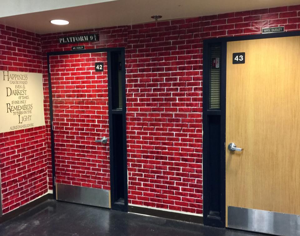 An Oregon teacher transformed his classroom into a Harry Potter-themed oasis.&nbsp; (Photo: Courtesy of Kyle Hubler)