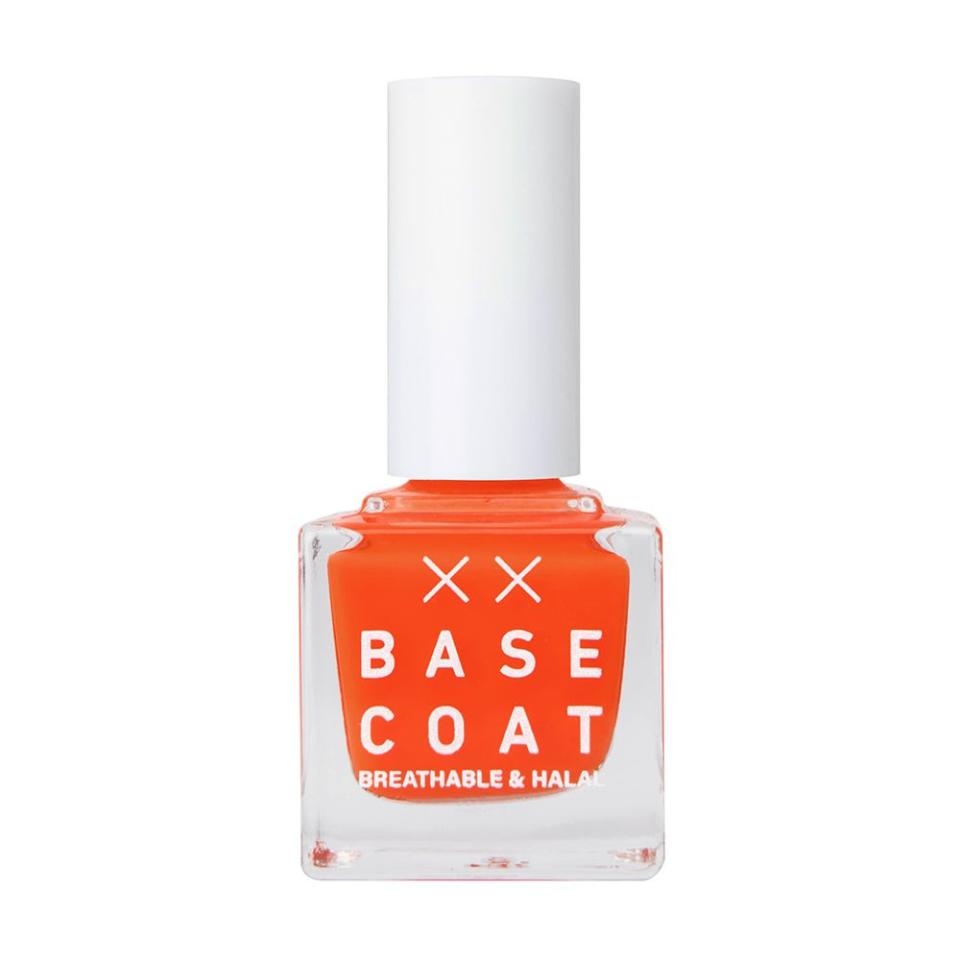 Base Coat Breathable & Halal Nail Polish in Marigold