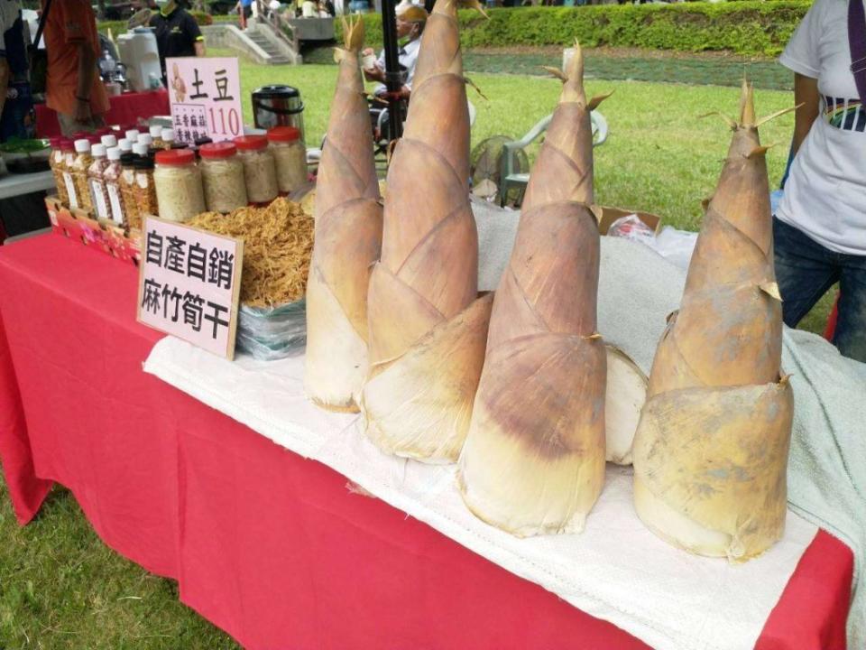 古坑竹筍節推廣在地優質農產，七至九月嘗鮮筍好食機。（記者陳正芬攝）