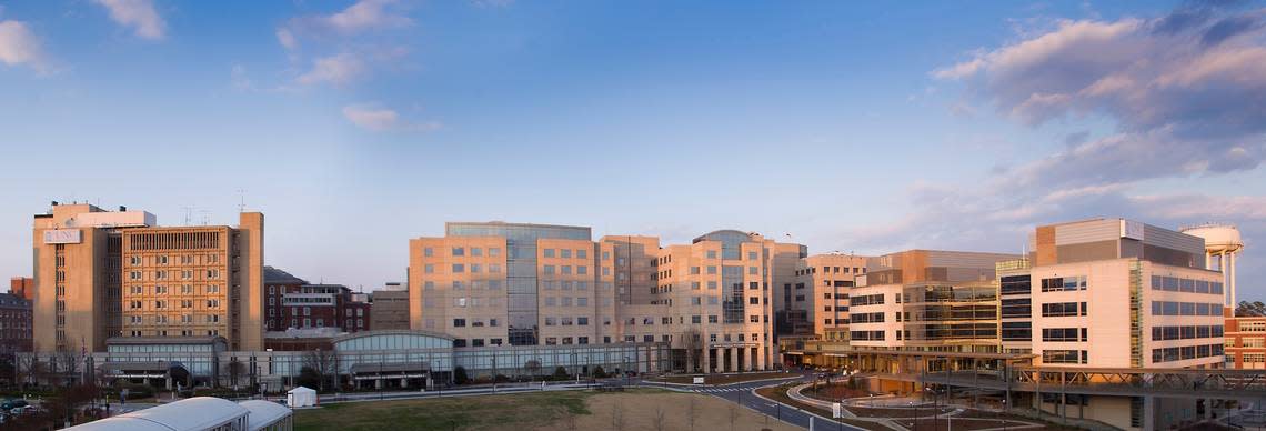 Part of the UNC Hospitals complex at the University of North Carolina at Chapel Hill.