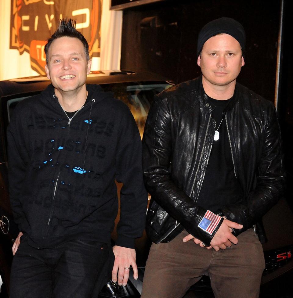 Tom DeLonge and Mark Hoppus