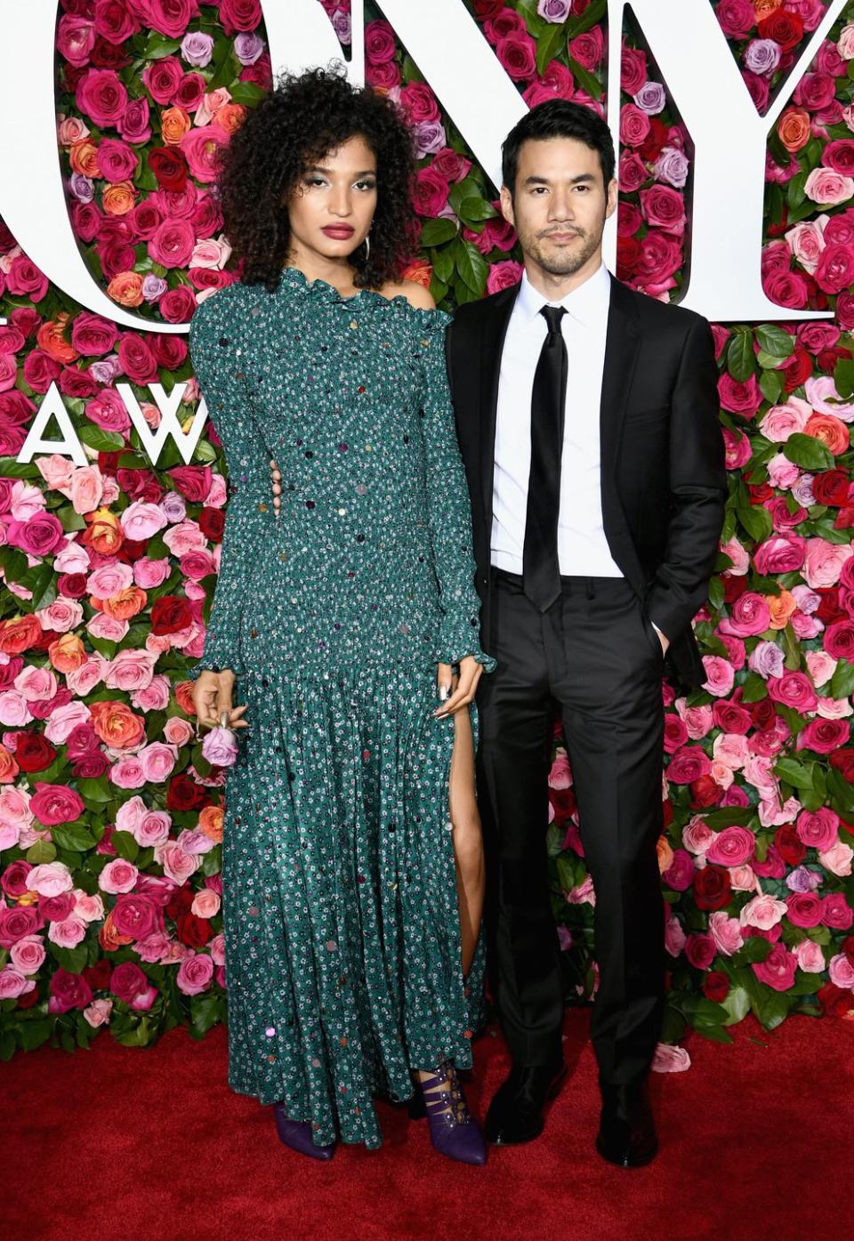 Indya Moore and Joseph Altuzarra