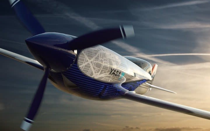 Spirit of Innovation electric aeroplane