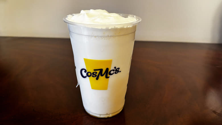 CosMc's cream and citrus milkshake