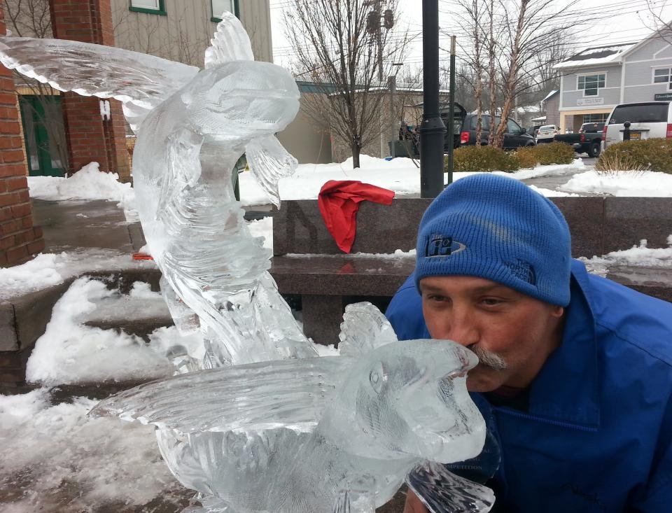 Ice carving is a big part of Canandaigua's Fire and Ice Winter Festival, which this year will be Feb. 18-19.