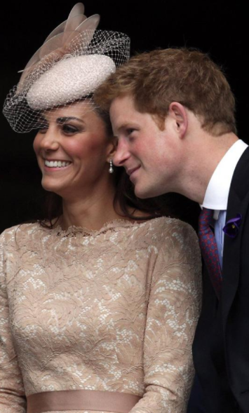 Kate's always been a fan of Harry's cheeky antics. Photo: Getty