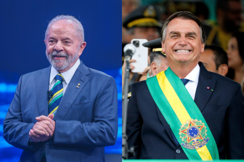 巴西總統大選結果出爐，前總統魯拉（左）擊敗現任總統波索納洛（右）獲勝。（翻攝自Lula、Jair Messias Bolsonaro臉書）