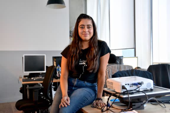 Marcela Torres, cofounder and CEO of Hola Code.