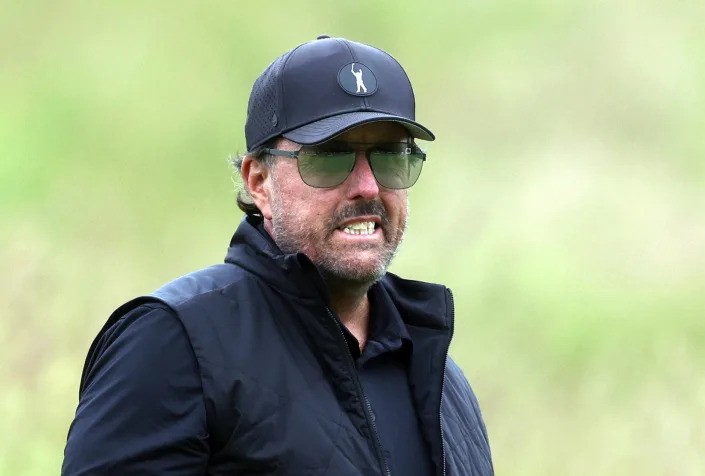 Phil Mickelson played in the first LIV Golf series event in London this weekend.