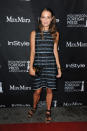 Alicia Vikander: The actress switched out of her black gown for a tweed dress for the InStyle party. 