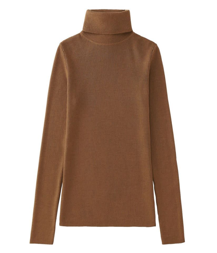 Col roulé « Uniqlo Extra Fine Merino Ribbed Turtleneck Sweater »