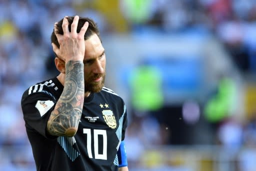 Lionel Messi missed a penalty as Argentina were held to a 1-1 draw by Iceland at the World Cup in Russia