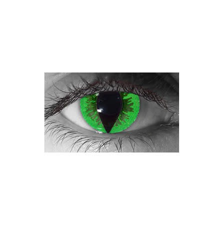 Lens.com Green Reptile Contact Lenses