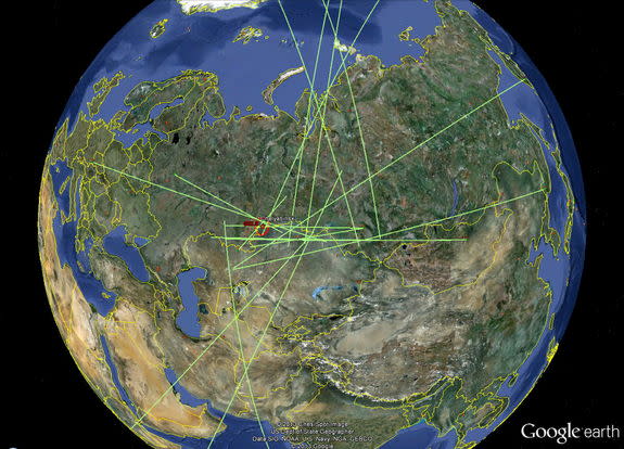 Seventeen infrasound stations in the Comprehensive Nuclear-Test-Ban Treaty Organization's network detected the infrasonic waves from the meteor that broke-up over Russia’s Ural mountains on Feb. 15, 2013.