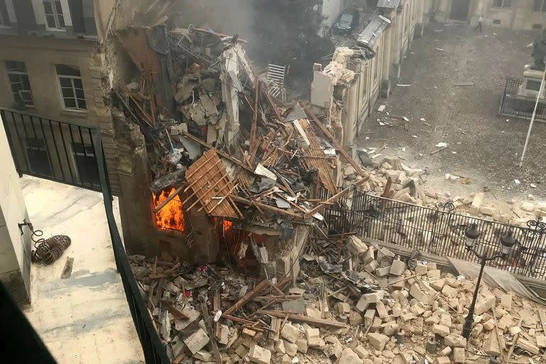 Así quedó el edificio tras la explosión