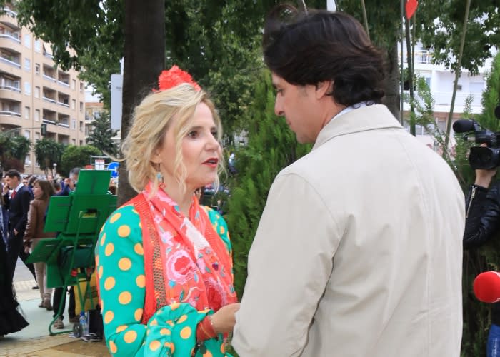 Eugenia y Francisco hace unos años en la feria