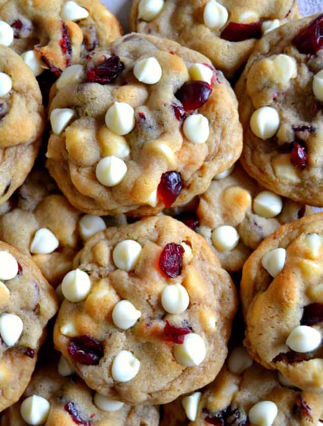 Cranberry White Chocolate Chip Cookies