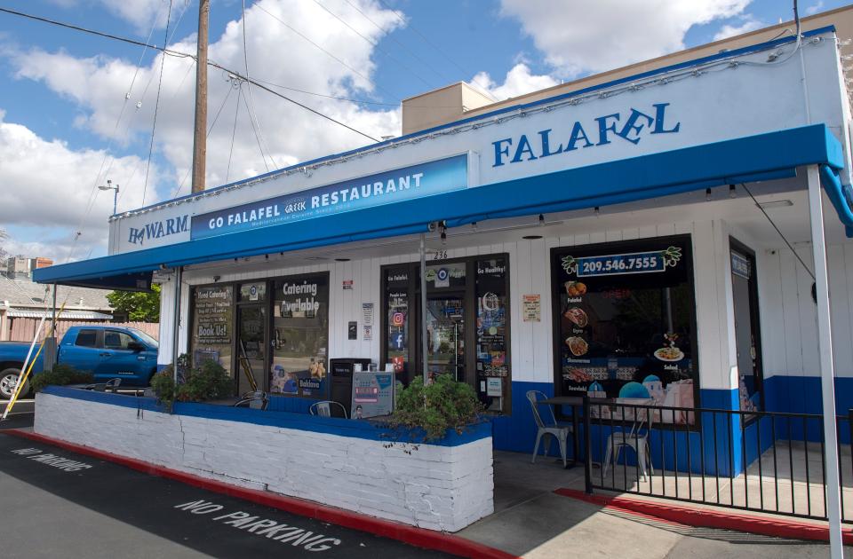 Go Falafel Greek Food is located at Pacific and Alpine avenues in Stockton.