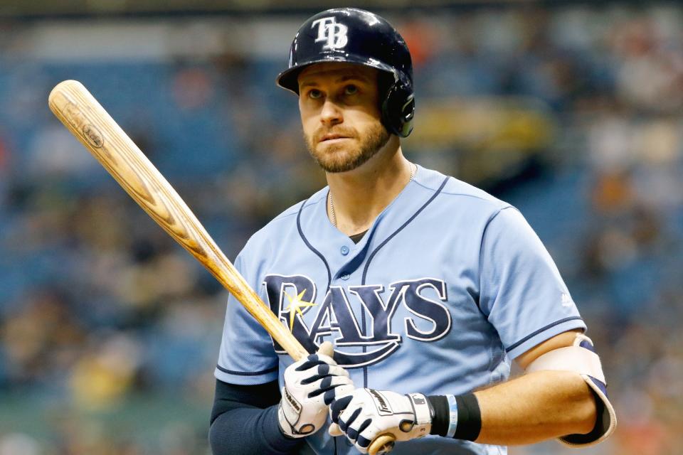 After playing for the Rays for ten years, Evan Longoria has been traded to the Giants. (Getty Images)