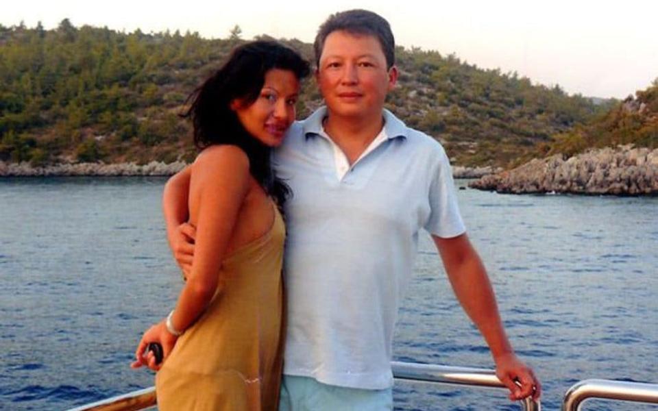 Timur Kulibayev and Goga Ashkenazi, a Kazakh businesswoman and socialite