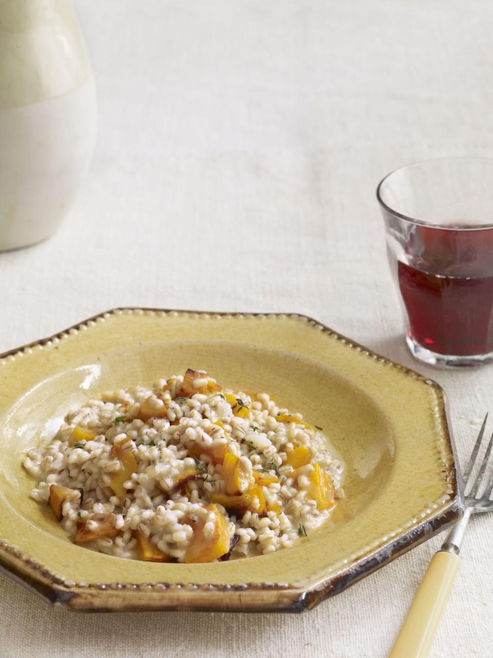 Barley Risotto with Butternut Squash