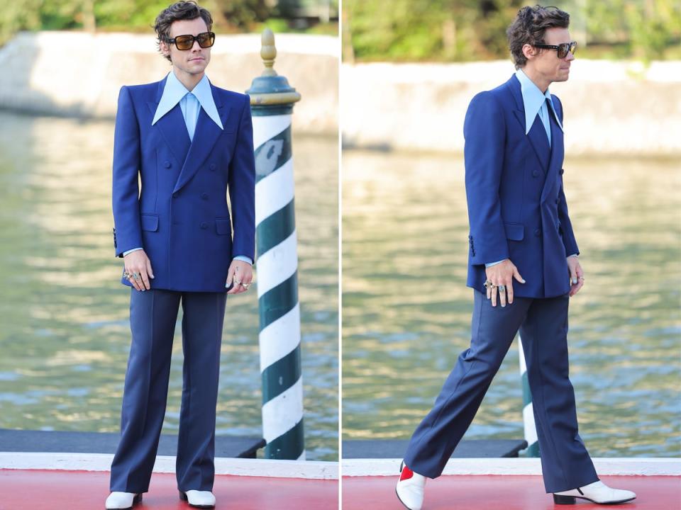 Harry Styles at the Venice Film Festival on September 5, 2022.