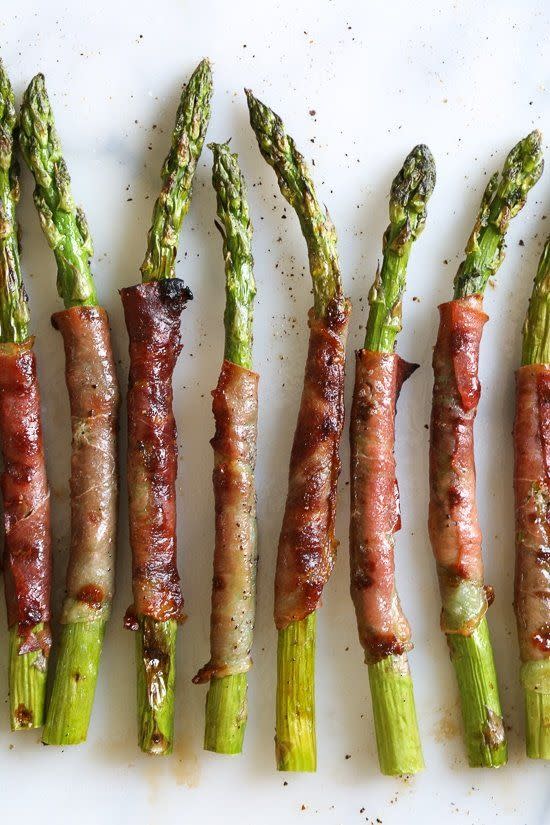 8) Grilled Prosciutto-Wrapped Asparagus