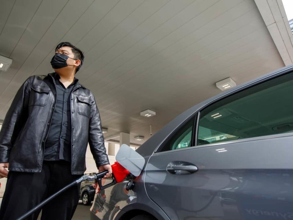Gas prices have risen by 48 per cent in the past year, and 12 per cent in the month of May alone. (Alex Lupul/CBC - image credit)