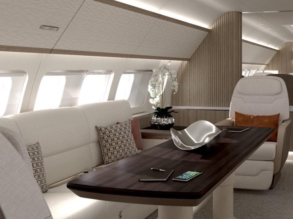Lufthansa Technik ACJ320neo VIP cabin.