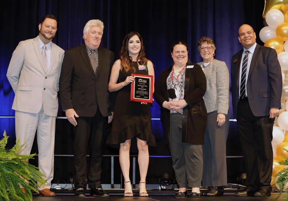 Madison Miller of Chisholm Elementary was named Volusia County's Teacher of the Year Sunday, Jan. 23, 2022.