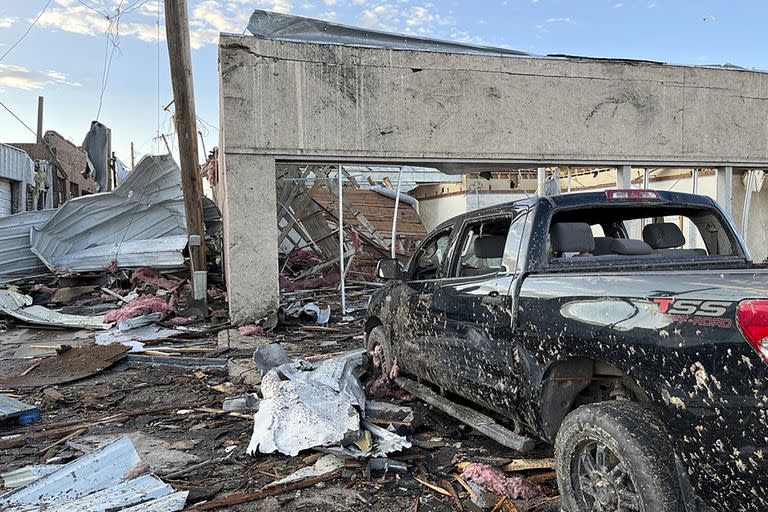 Perryton, una ciudad de unos 8000 quedó totalmente destruida