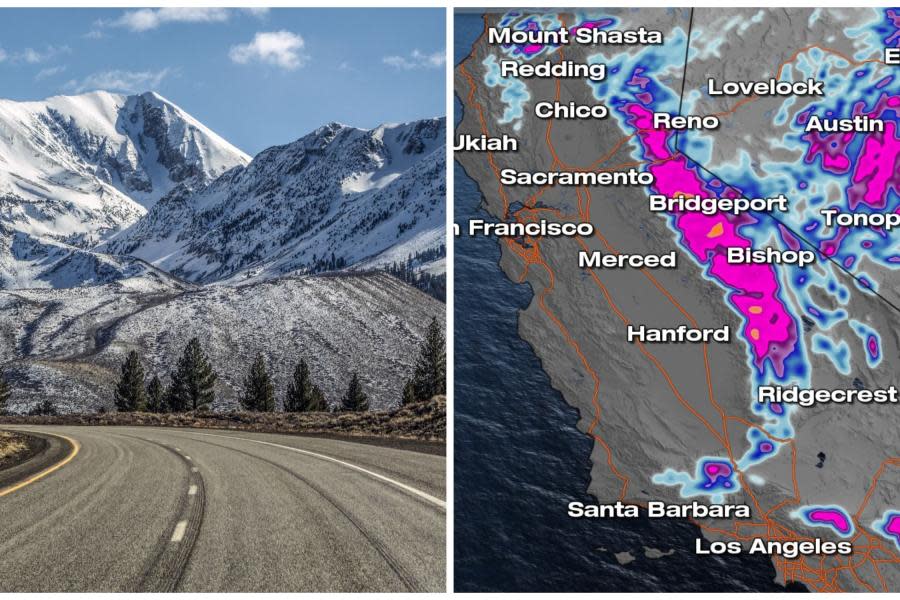 ¡Un paraíso invernal! Se cubre de nieve la Sierra Nevada de California