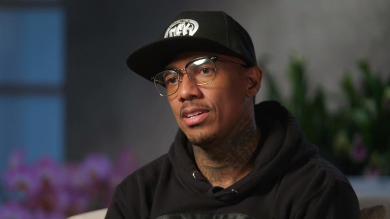  Nick Cannon in hat and glasses on The Check Up With Dr. David Agus 