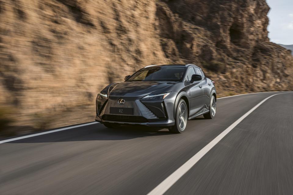 The Lexus RZ 450e EV