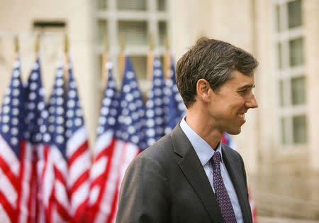 U.S. Representative Beto O'Rourke (D-TX) campaigns in Houston, Texas U.S. November 11, 2017. REUTERS/William Philpott