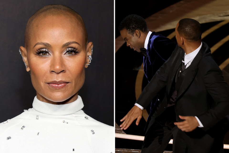 Jada Pinkett Smith, Chris Rock and Will Smith (Getty Images)