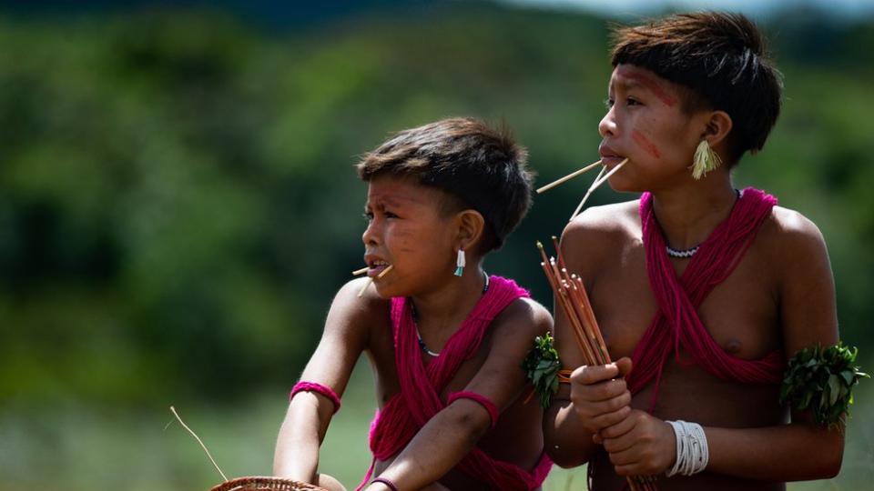 Niños yanomami