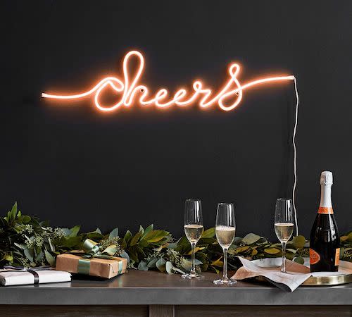 Light Up Cheers Sign