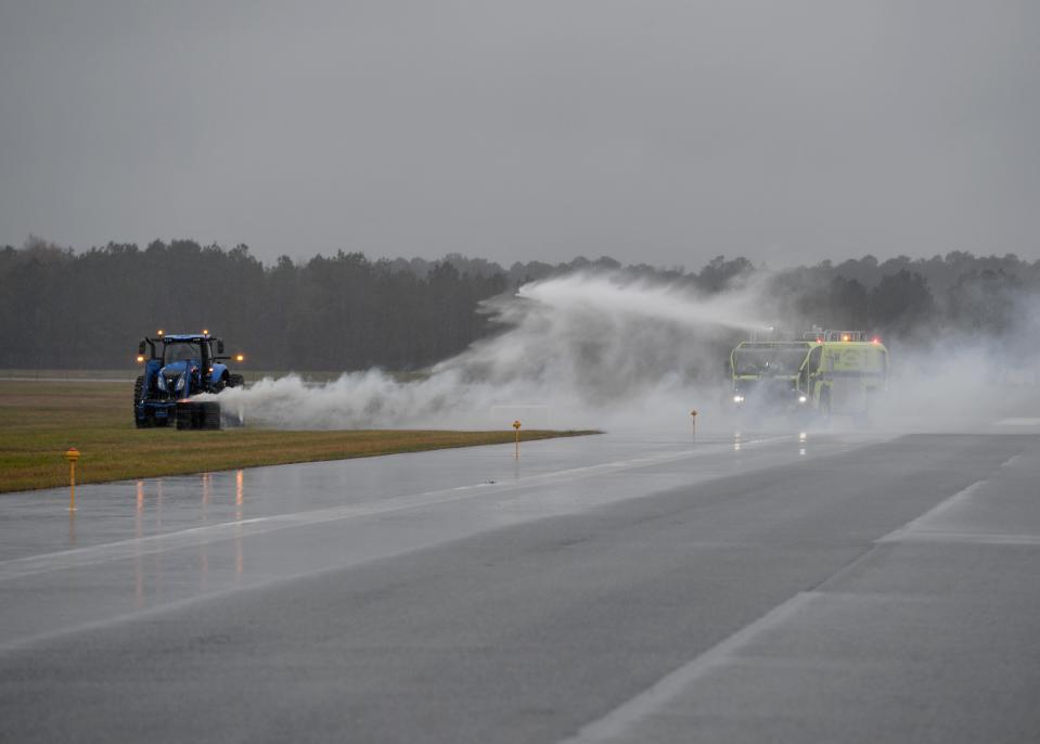 Salisbury Regional Airport runs the Triennial Disaster Exercise Saturday, March 23, 2024, in Salisbury, Maryland.