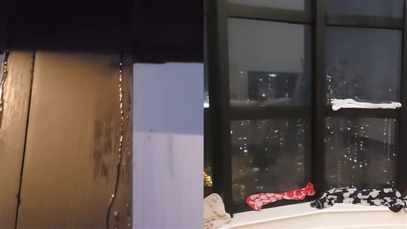 蔡卓妍的豪宅漏水相當嚴重。（圖／翻攝自IG）