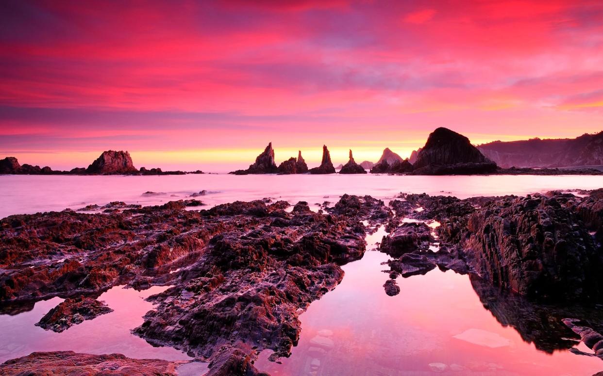 The dramatic coast near Cudillero - Getty