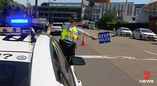 Double demerit points are in place over the Australia Day long weekend. Source: 7 News